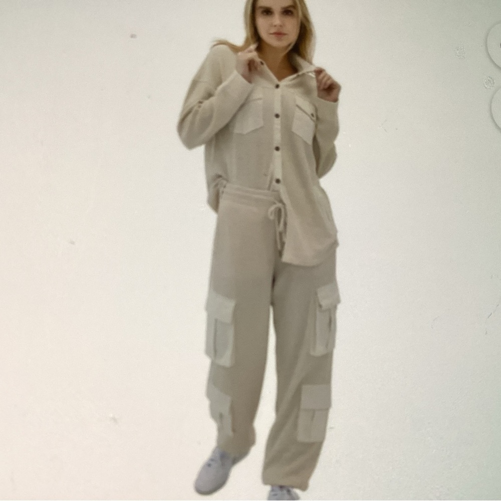 Hard Tail Women’s Thermal Shacket & Cargo Pant Sett Set size 3X